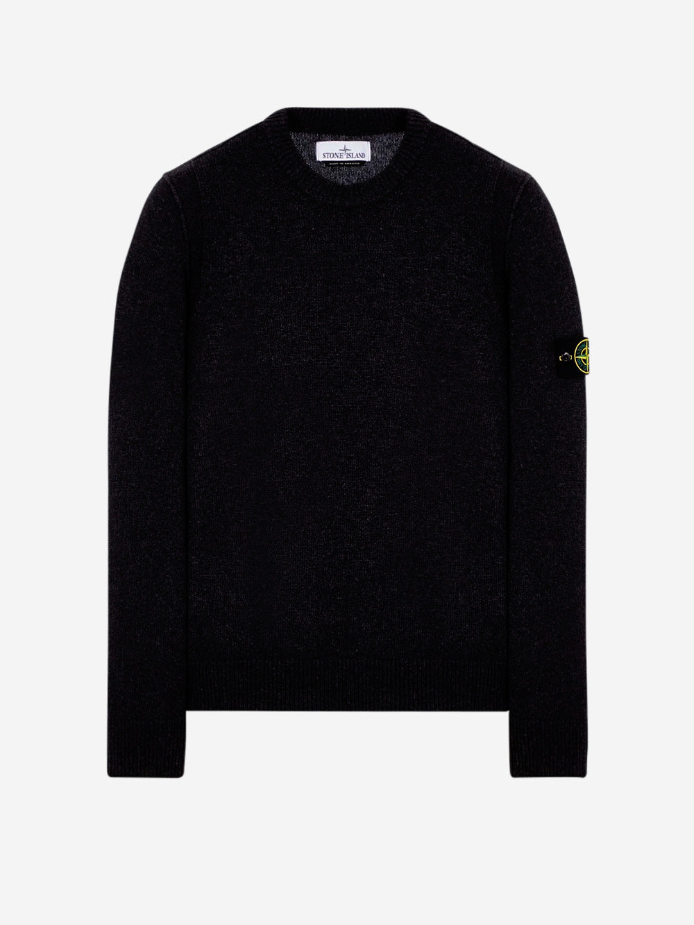 STONE ISLAND Pull noir à col ras du cou 8115508A3 Urbanstaroma