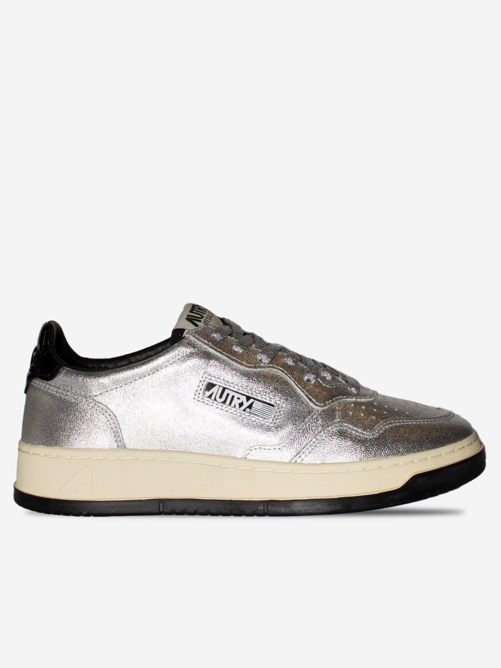 AUTRY W Medalist Low argento e nero AULW Urbanstaroma
