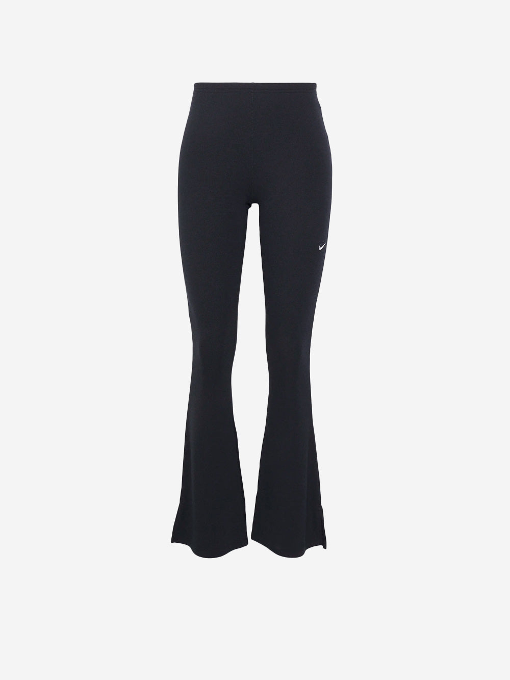 NIKE Black flared fitted leggings with ribs FQ2113 Urbanstaroma