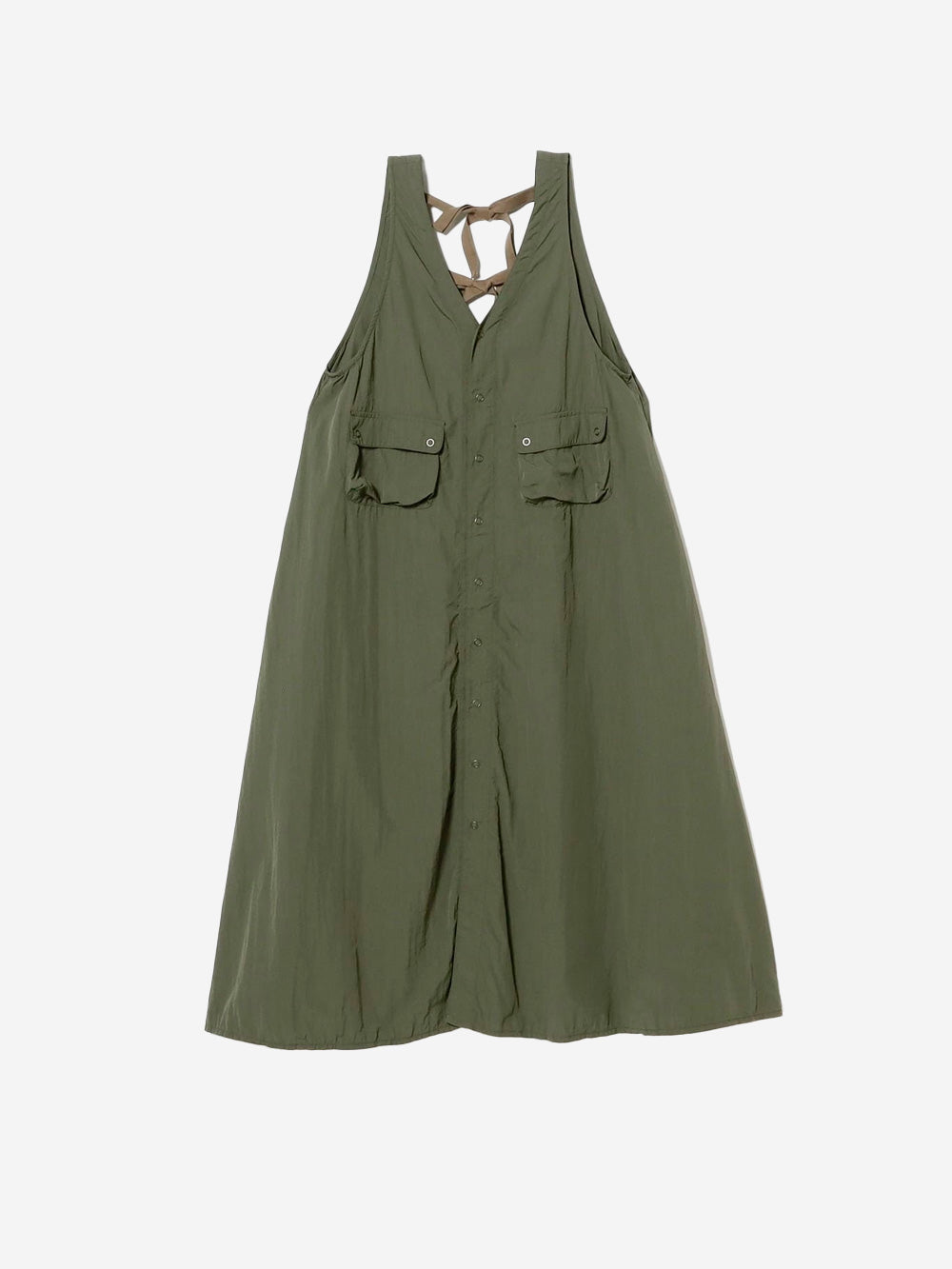 BEAMS BOY Multifunctional Green Military Dress in Nylon Tussar C-1 1326-0199-452 | Urbanstaroma BEAMS BOY Multifunctional Green Military Dress in Nylon Tussar C-1 1326-0199-452 | Urbanstaroma