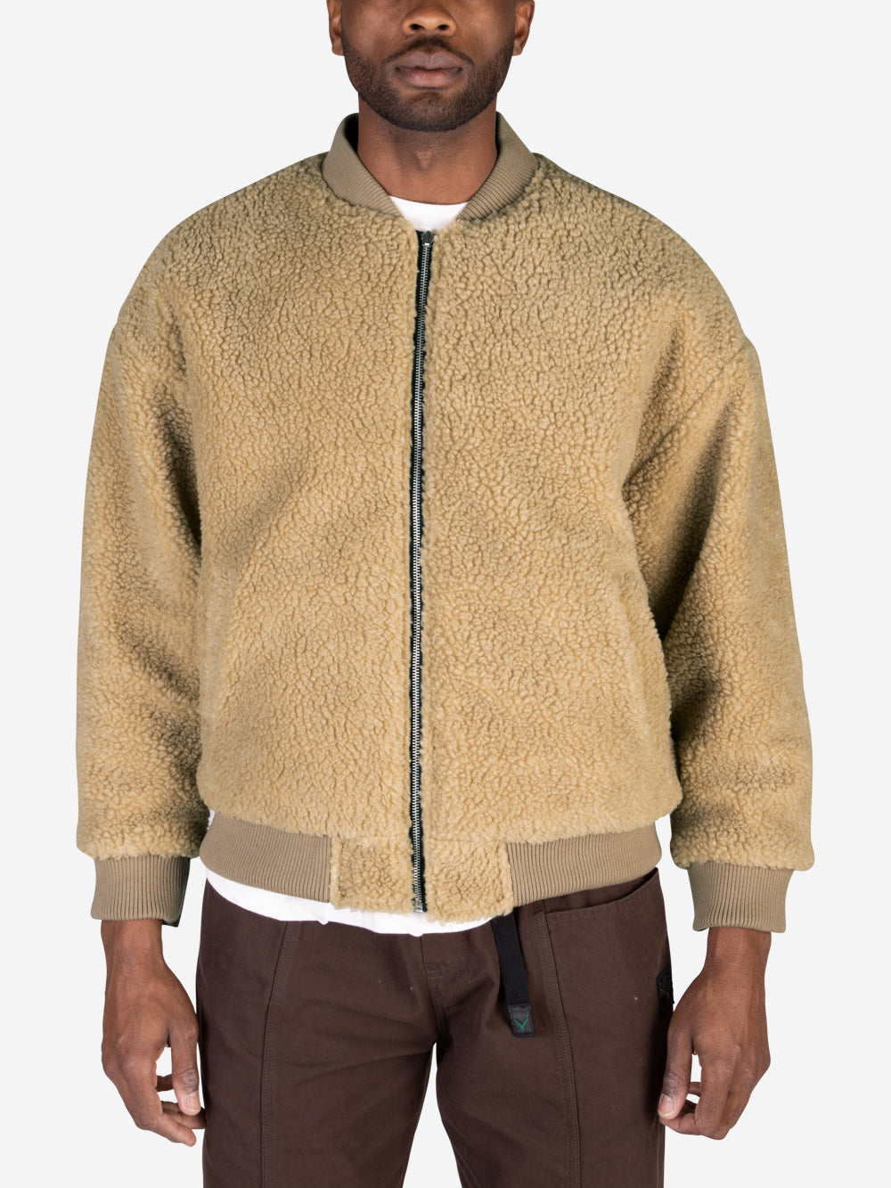 SOMEIT Giacca bomber Truth Messages Beige Urbanstaroma