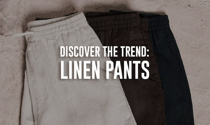 Come abbinare pantaloni di lino da uomo