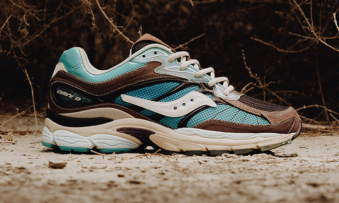 Saucony x Footpatrol Progrid Omni 9 su Urbanstaroma