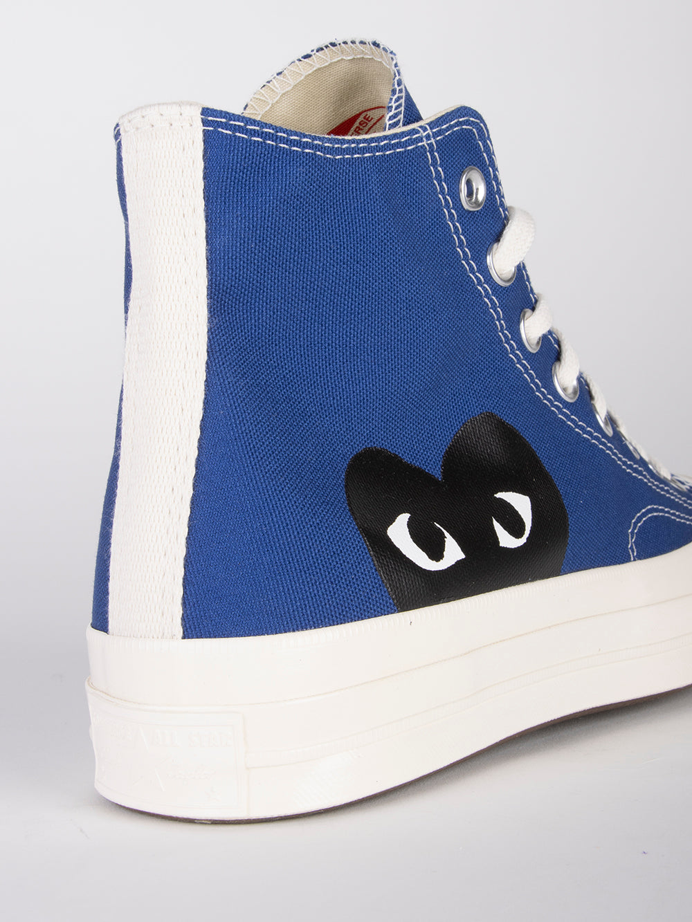 COMME DES GARCONS PLAY Chuck 70 HI blue with heart x CDG AZ-K122