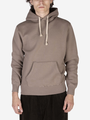 Sudadera con capucha marrón