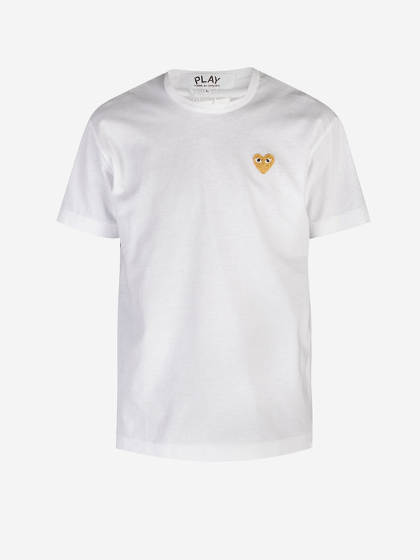 PLAY COMME des GARÇONS Tシャツ ホワイト COMME DES GARCONS PLAY Heart Play T-shirt P1T216 | Urbanstaroma