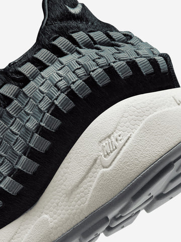 NIKE W Air Footscape Woven "Black Smoke" Sneakers Nero