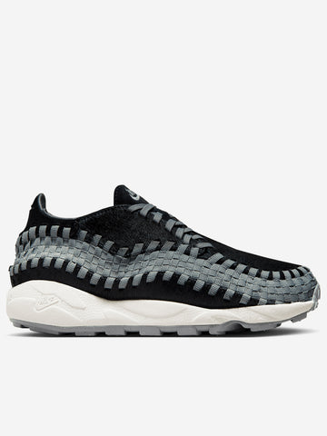 NIKE W Air Footscape Woven "Black Smoke" Sneakers Nero