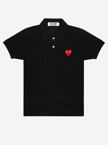 CDG Red Play blue polo shirt