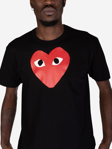 Clothing Cdg Black Heart Tee Clothing Comme Des Garcons Play