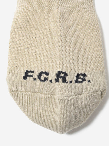 Beige authentic logo socks