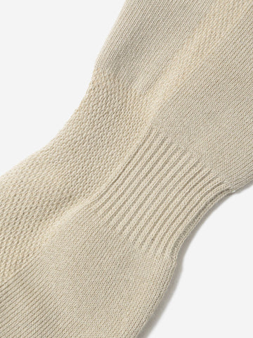 Beige authentic logo socks