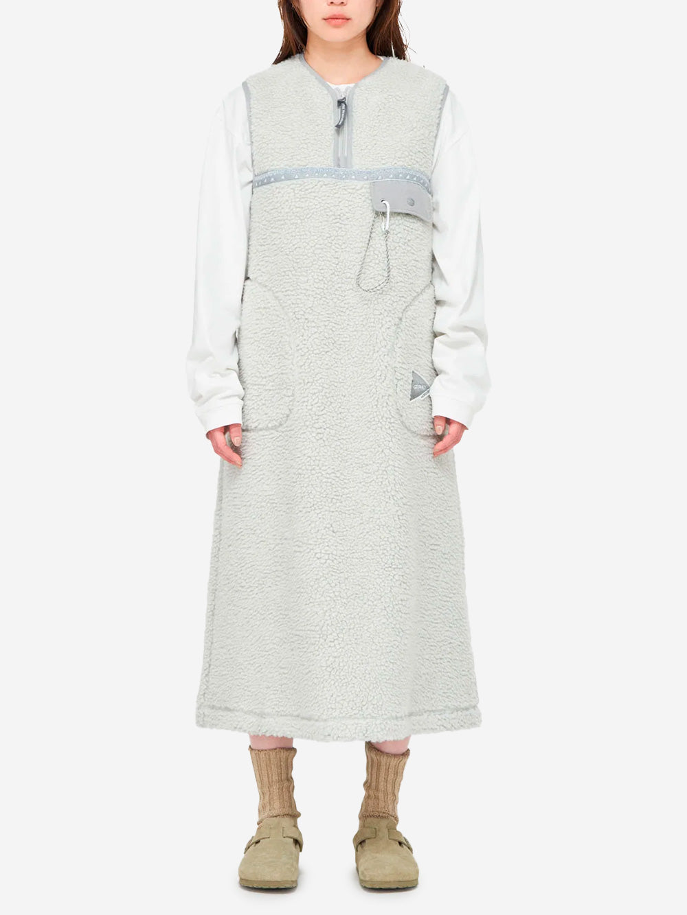 GRAMICCI JQ tape fleece dress x and Wander Grigio Urbanstaroma