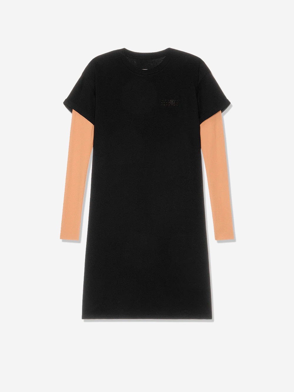 MM6 MAISON MARGIELA Mini dress con maniche a contrasto Nero Urbanstaroma