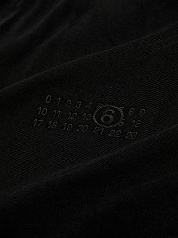 MM6 MAISON MARGIELA Mini dress con maniche a contrasto Nero