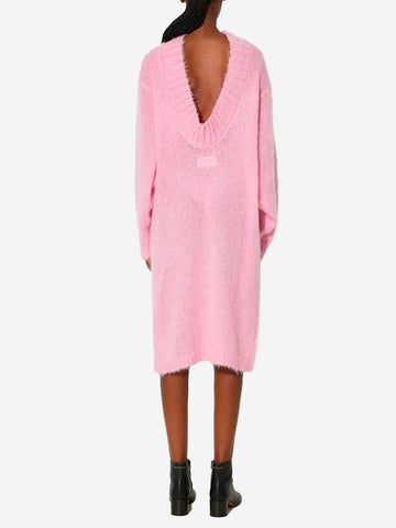 MM6 MAISON MARGIELA Pink mohair-blend knit dress S52DD0045 M13038 | Urbanstaroma MM6 MAISON MARGIELA Pink mohair-blend knit dress S52DD0045 M13038 | Urbanstaroma
