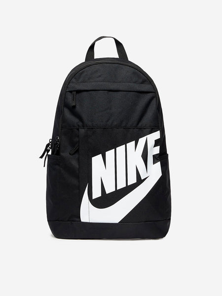 black nike backpack red swoosh Black backpack with logo and Swoosh (21 liters)