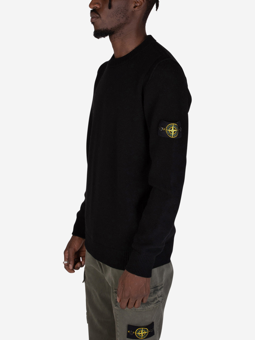 STONE ISLAND Maglione girocollo nero 8115508A3 Urbanstaroma