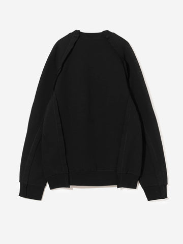 Sweatshirt contrast stitching
