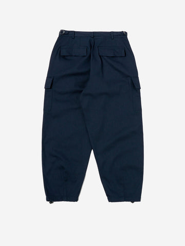 Pantalon cargo ample marine