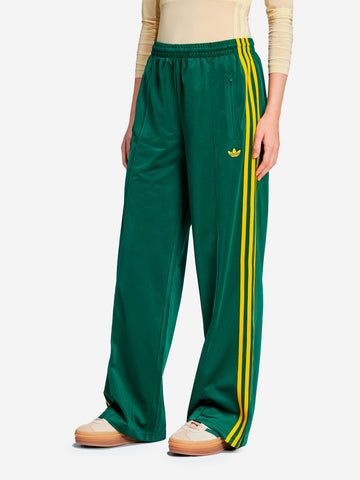 ADIDAS ORIGINALS Pantaloni sportivi oversize 'Firebird' verdi con stripes gialle Verde