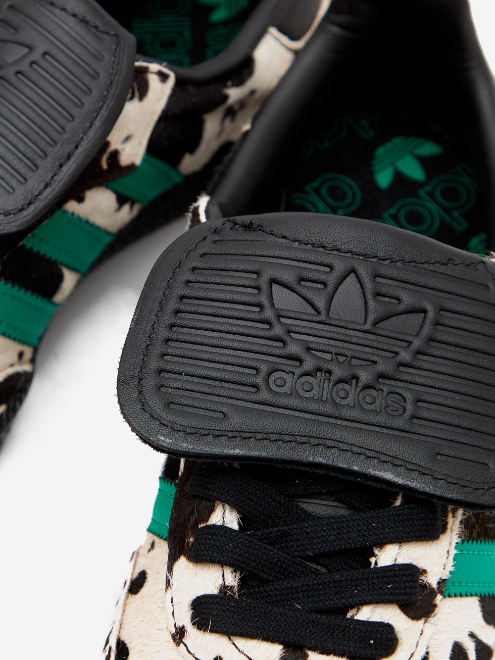 adidas gazelle silver green womens ADIDAS W Samba LT Cow Print Pony Hair black and white JS3930