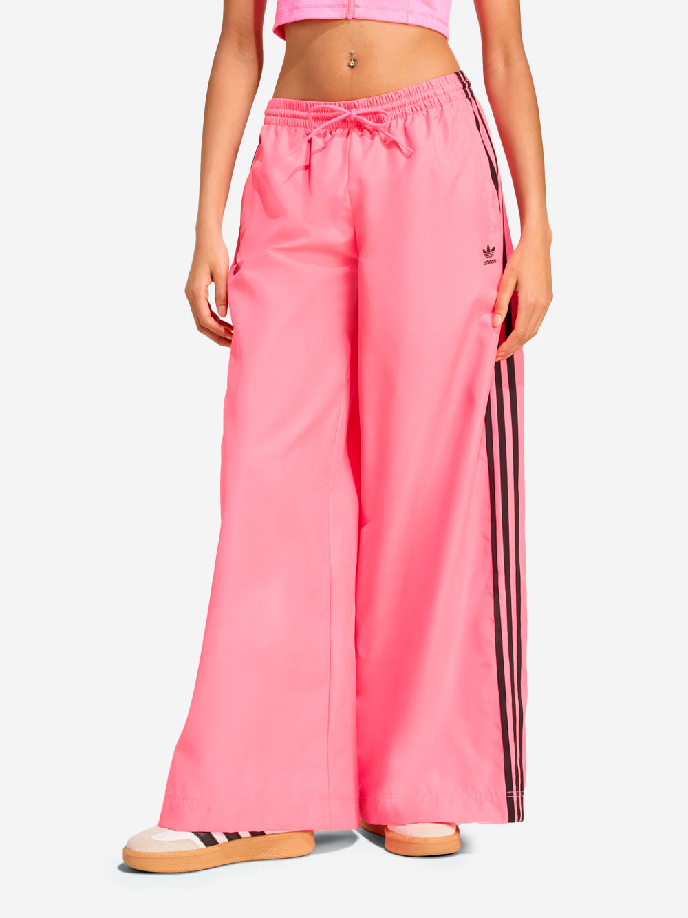 ADIDAS ORIGINALS Pantaloni sportivi oversize 'Firebird' rosa con stripes nere Fucsia Urbanstaroma