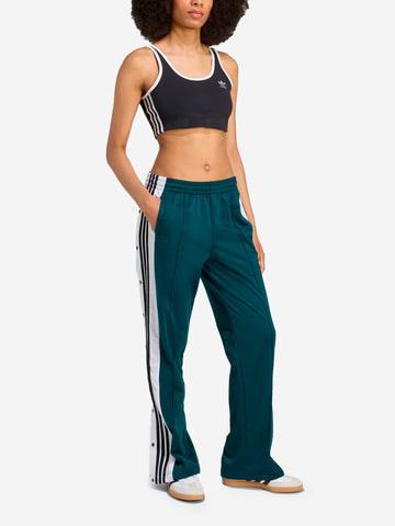 ADIDAS ORIGINALS Pantaloni sportivi oversize 'Adibreak' verdi con bottoni a pressione Verde scuro