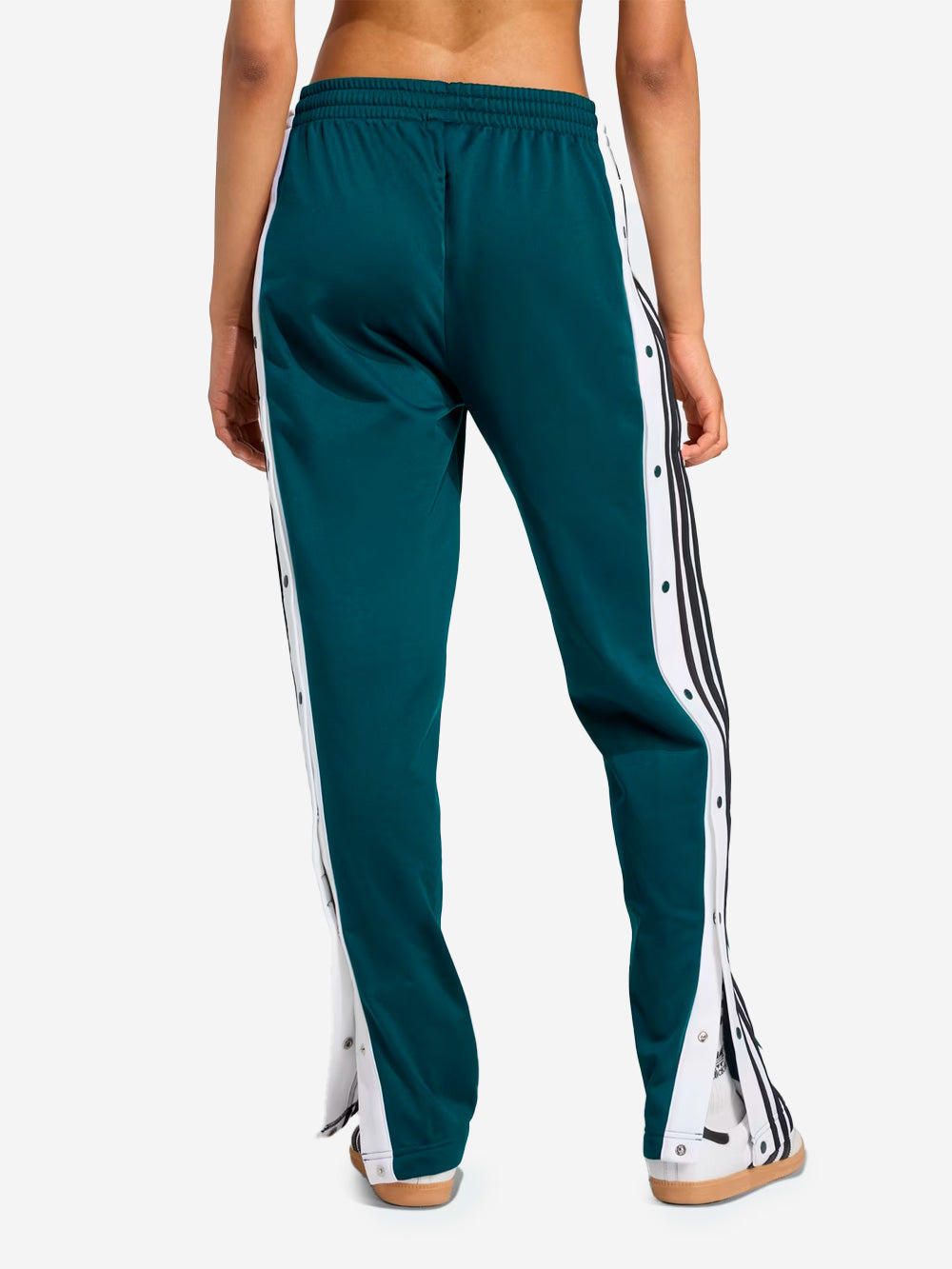 ADIDAS ORIGINALS Pantaloni sportivi oversize 'Adibreak' verdi con bottoni a pressione Verde scuro Urbanstaroma