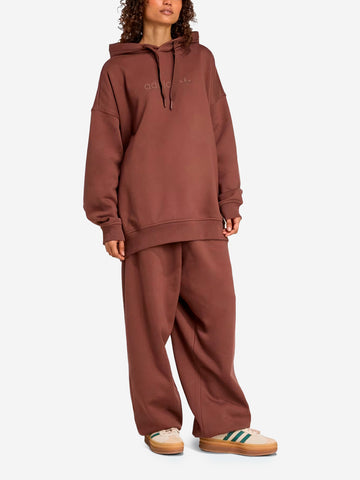 ADIDAS ORIGINALS Pantaloni oversize felpati marrone auburn Marrone