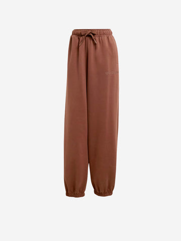 ADIDAS ORIGINALS Pantaloni oversize felpati marrone auburn Marrone