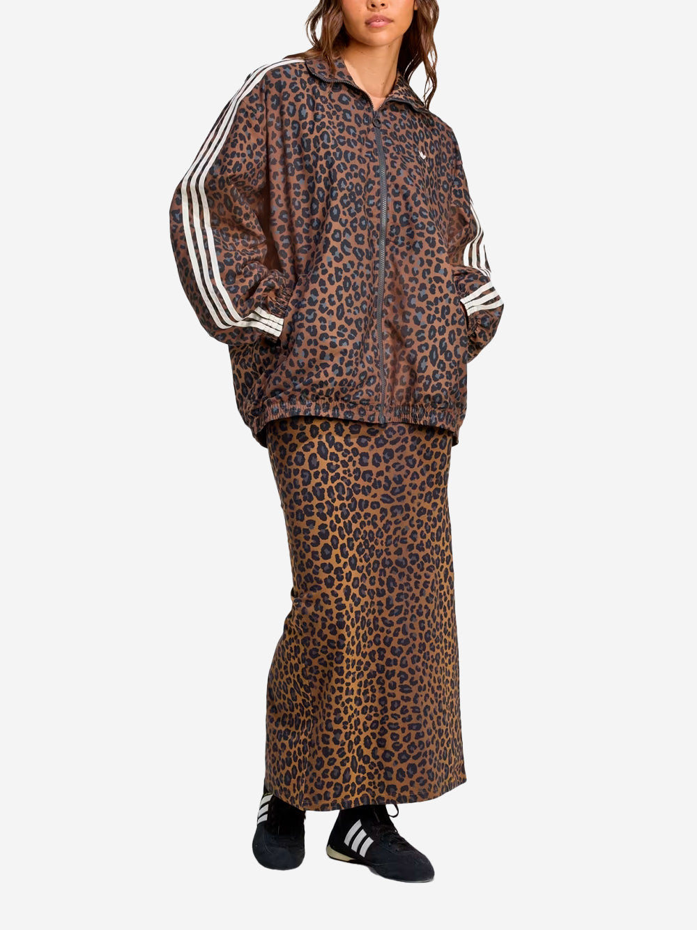 ADIDAS ORIGINALS Giacca sportiva oversize con stampa leopardata Maculato Urbanstaroma