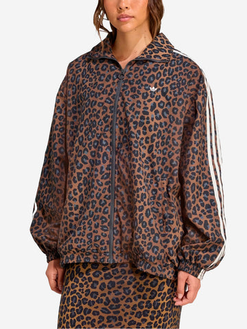 ADIDAS ORIGINALS Giacca sportiva oversize con stampa leopardata Maculato