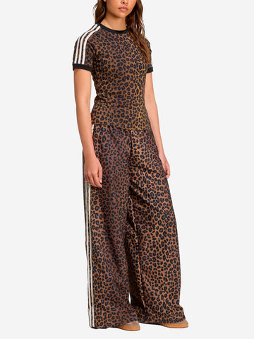 ADIDAS ORIGINALS Pantaloni 'Firebird' ampi con stampa leopardata Leopardata