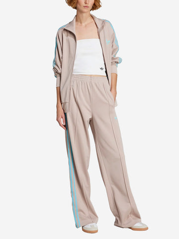 ADIDAS ORIGINALS Pantaloni sportivi oversize 'Firebird' tortora con stripes blu Beige celeste