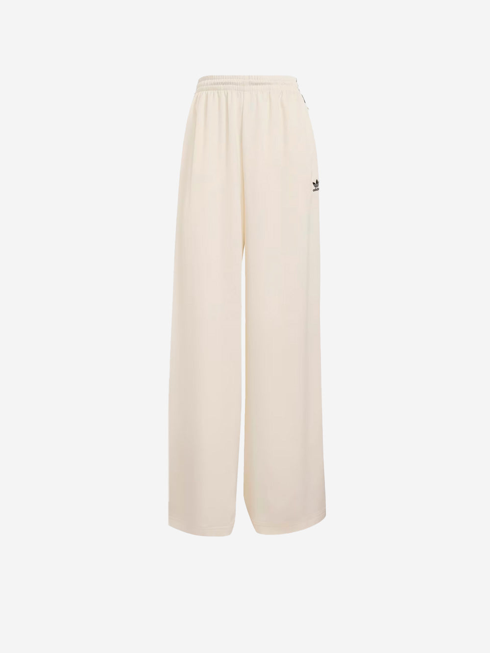 ADIDAS ORIGINALS Pantaloni sportivi satinati crema a gamba larga Off white Urbanstaroma