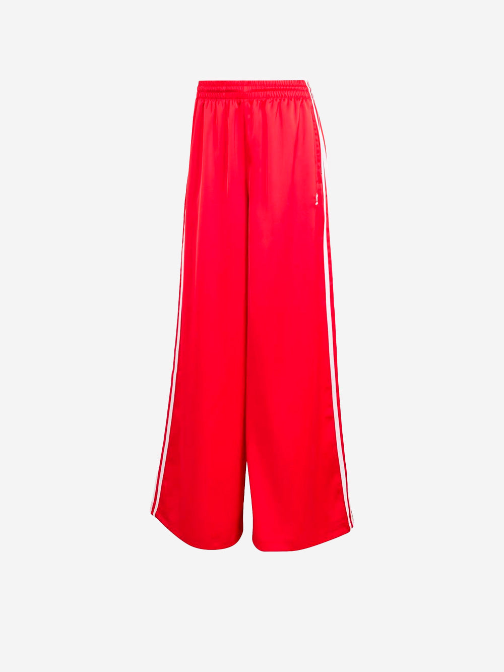 ADIDAS ORIGINALS Pantaloni jogger a gamba larga satinati rossi Rosso Urbanstaroma