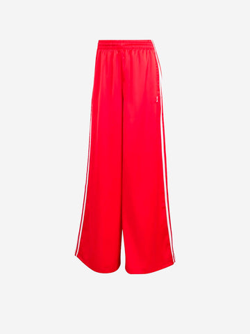 ADIDAS ORIGINALS Pantaloni jogger a gamba larga satinati rossi Rosso
