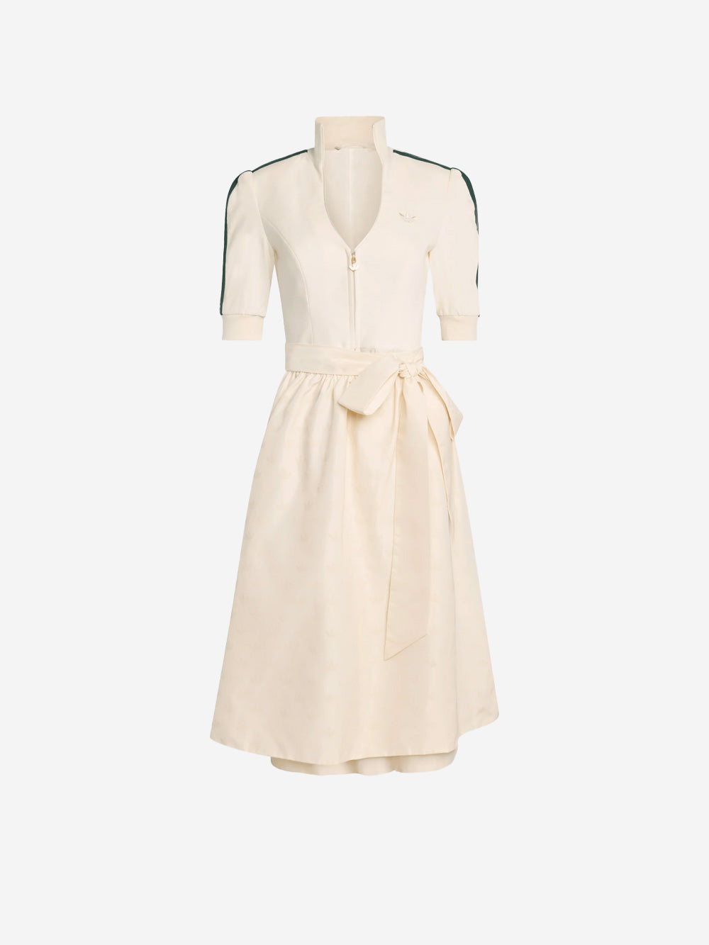 ADIDAS ORIGINALS Abito dirndl bianco Oktoberfest con dettagli arricciati Bianco Urbanstaroma