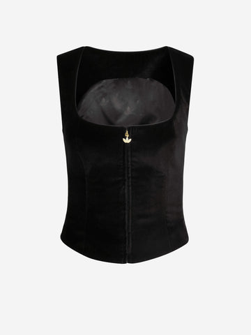 ADIDAS ORIGINALS Corsetto in velluto Oktoberfest nero Nero