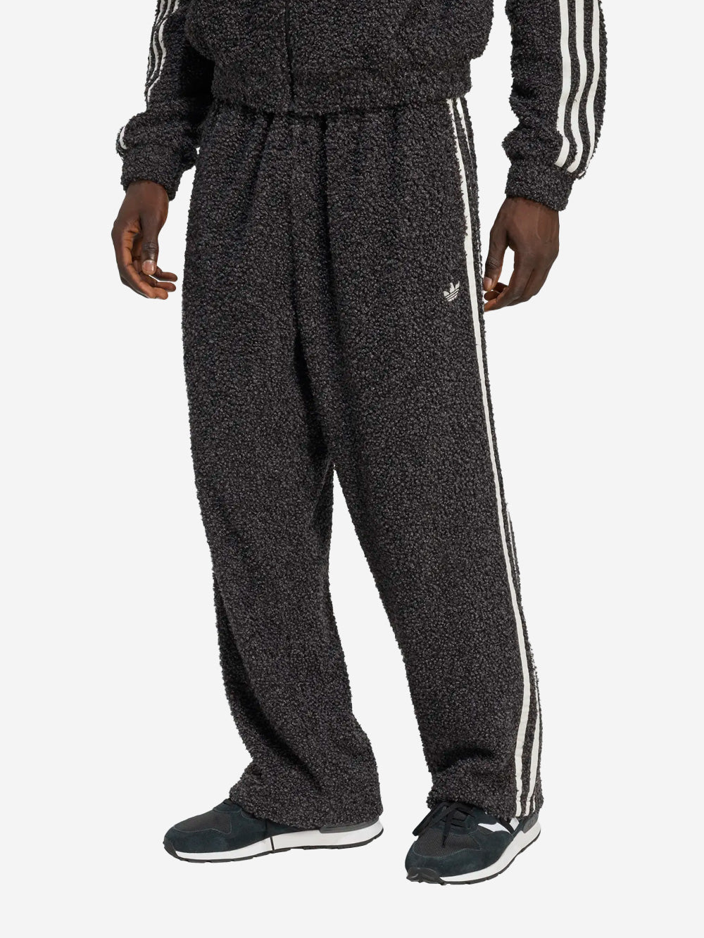 ADIDAS ORIGINALS Jogger Firebird neri in bouclé Nero Urbanstaroma