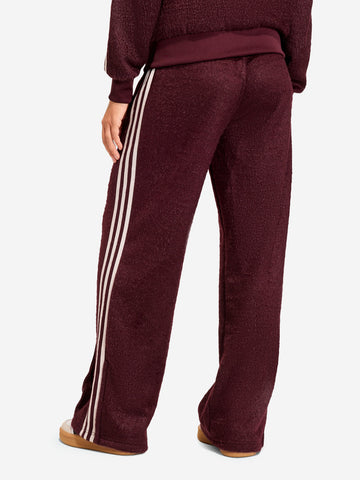 ADIDAS ORIGINALS Pantaloni jogger Firebird loose effetto mohair Bordeau