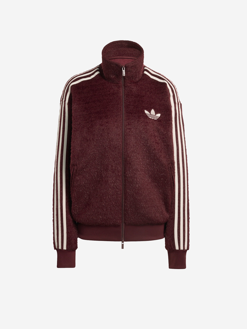 ADIDAS ORIGINALS Giacca sportiva bordeaux Firebird effetto mohair Bordeau Urbanstaroma