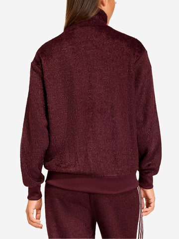 ADIDAS ORIGINALS Giacca sportiva bordeaux Firebird effetto mohair Bordeau