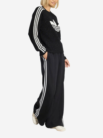 ADIDAS ORIGINALS Felpa Knit Crew con lurex Nero