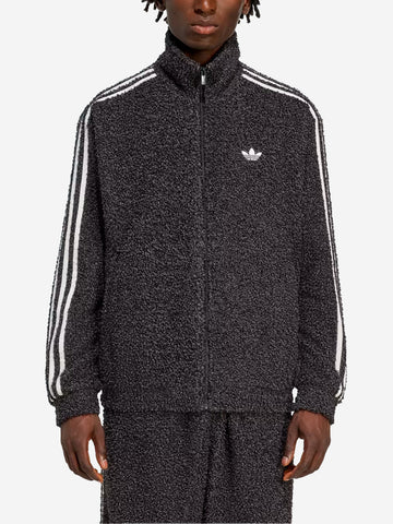 ADIDAS ORIGINALS Giacca Firebird bouclé nera Nero