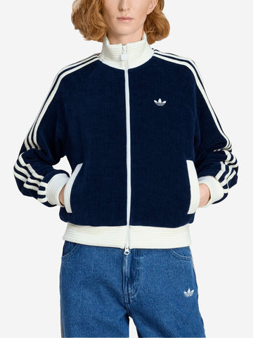 ADIDAS ORIGINALS Track top blu in velluto Blu