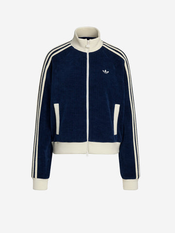 ADIDAS ORIGINALS Track top blu in velluto Blu