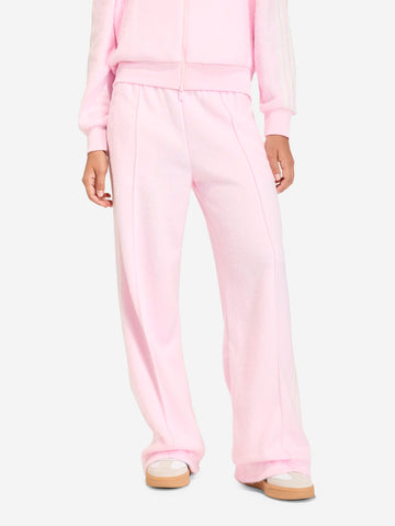 ADIDAS ORIGINALS Pantaloni jogger Firebird rosa loose effetto mohair Rosa