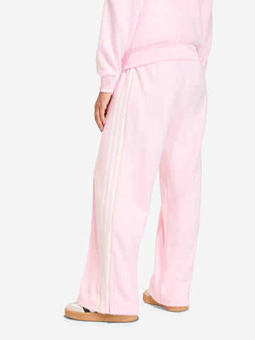 ADIDAS ORIGINALS Pantaloni jogger Firebird rosa loose effetto mohair Rosa